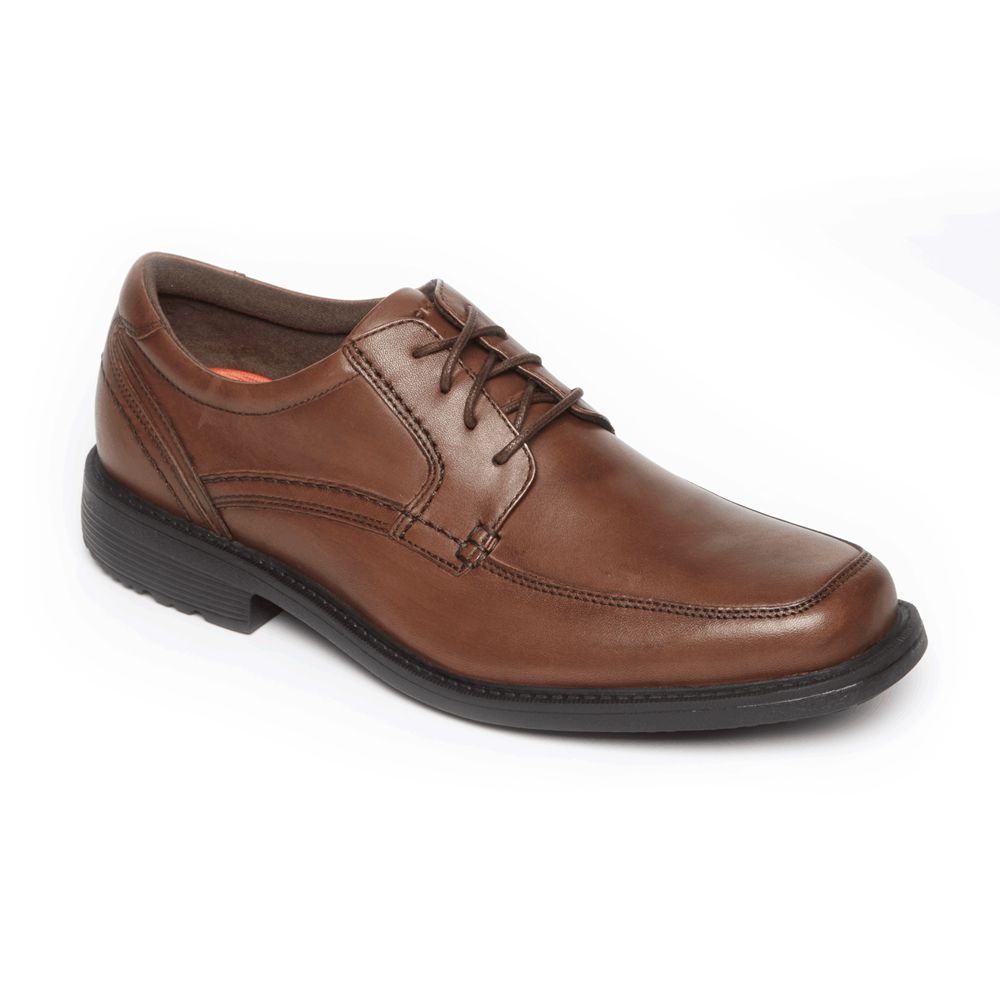 Sapatos Oxford Homem Rockport Style Leader 2 Apron Toe Marrom,Portugal FNEPI-3902